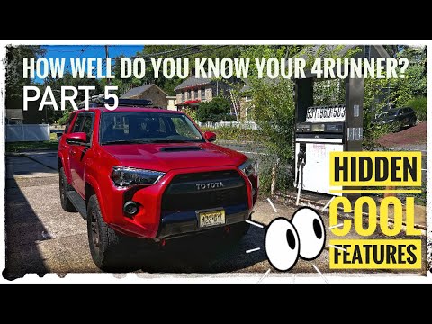 Toyota 4Runner A few more cool hidden Quirks and Features • You didn’t know you had! Part 5