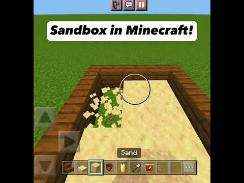 Minecraft: Cute Sandbox Design | #shorts #minecraft #buildhacks #minecraftbuilds #tutorial