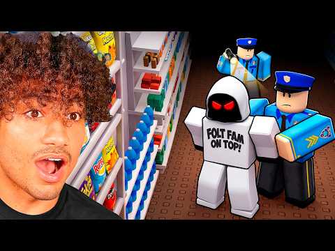 SURVIVING 100 DAYS IN ROBLOX MEGA STORE!
