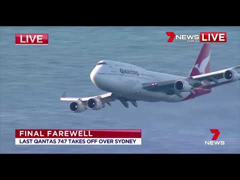 Final Farewell | Qantas 747 Final departure from Sydney (YSSY)