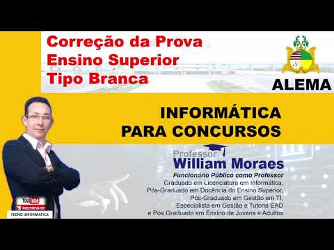 Correção Prova Superior ALEMA 2023 - Assembleia Legislativa do Maranhão (Ensino Superior)