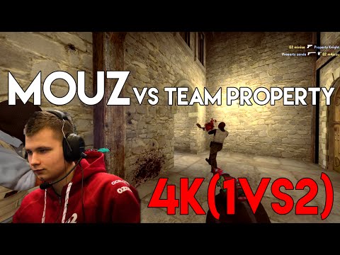 mouz vs. Team Property - 4K (1vs2 clutch) @ CEVO Professional Season 7