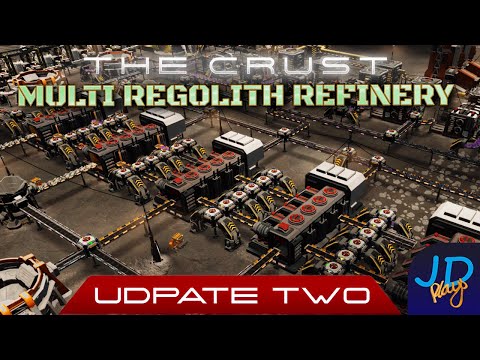 Multi Regolith Refineries 🌕 The Crust Update 2  🚀 Ep06 👨‍🚀 Lets Play, Tutorial, Walkthrough