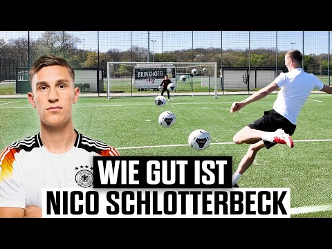 Fussball Challenge vs. Nico Schlotterbeck |  Wie gut ist der DFB-Star ?