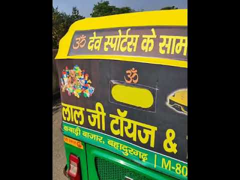 Auto rickshaw sticker advertising service