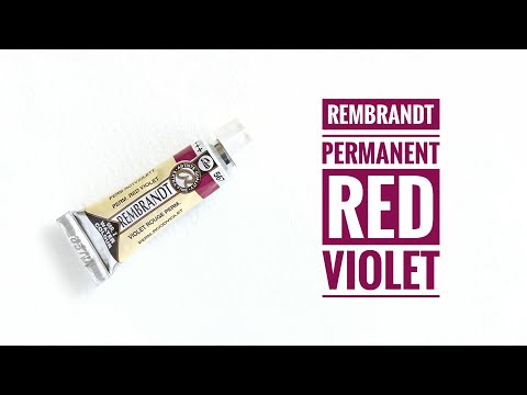 Rembrandt Permanent Red Violet Watercolor