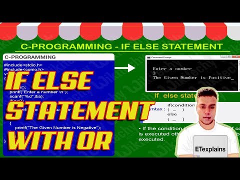 C Programming Tutorial - 18 -  If else statement with or