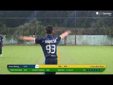 Smca Blue Riders vs Smca Rising Warriors live cricket match | Smca Little Champs League -2 (Winter C