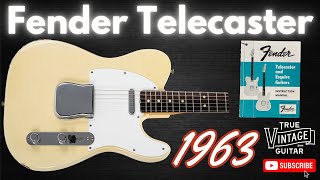 Video thumbnail for Perfectly Clean Pre-CBS Fender Telecaster from 1963! by True Vintage Guitar