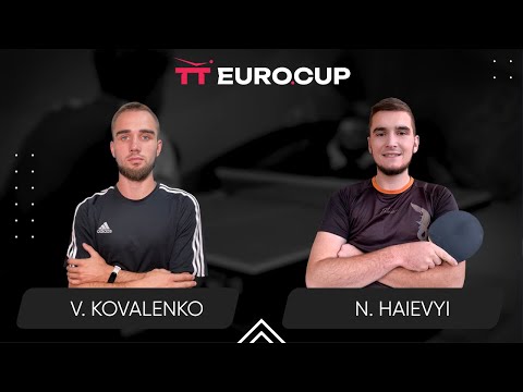 13:40 Viacheslav Kovalenko - Nazarii Haievyi 15.05.2024 TT Euro.Cup Ukraine Master. TABLE 4