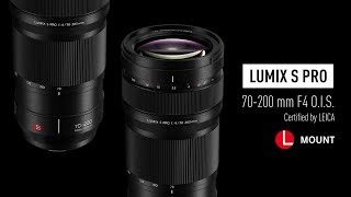 Video 0 of Product Panasonic Lumix S Pro 70-200mm F4 OIS Full-Frame Lens (2019)