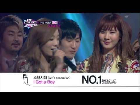 Mcountdown This Week #1 -소녀시대Girls'Generation "I Got A Boy" (2013.1.17)