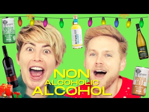trying NON-ALCOHOLIC ALCOHOL! (tequila, vodka, wine)
