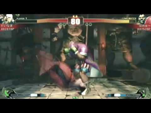 SF4:Dainama (Ru),Parupunte (Bi),Tetsuko (Ru) vs Cantona (Za),Pamyuu (Bi),Inbe (Go) - NSB 10