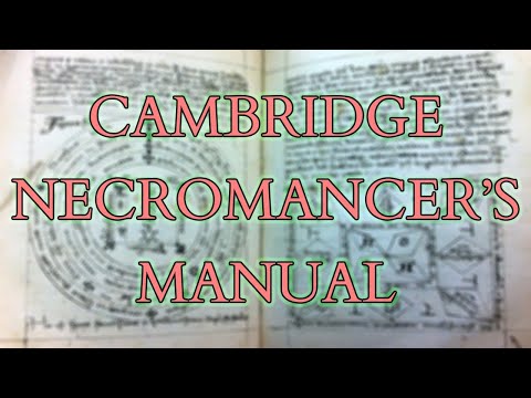 Necromancy Manual in the Cambridge Library - Erotic Binding Magic,  Divination & Spirit Summoning