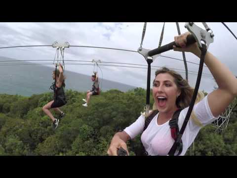 Epic Zip Line Footage! #fitadventure