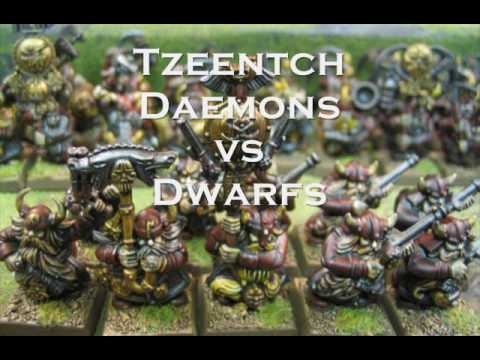 BTP Notrep 1/2- Tzeentch Daemons vs Dwarves