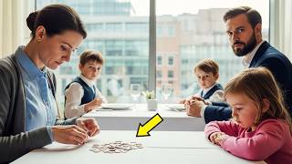 ELA CONTAVA MOEDAS NO RESTAURANTE DE LUXO…O MILIONÁRIO A JULGOU, MINUTOS DEPOIS, A VERDADE O DESTRUI