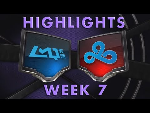 NA LCS - Summer Split - W7D1 - LMQ vs C9 - Highlights