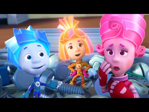 Playing with the Magnet | The Fixies | Cartoons for Children - Kingdom Kids Zone, Little Learners - The Fixies