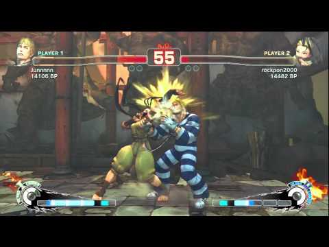 SSF4: Jun (Cody) VS rockpon (Ibuki)