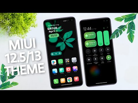 Miui 12.5/13 Green Ui Theme For Any Xiaomi Device's | New System Ui Theme | #miui13