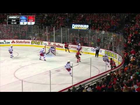 NHL 2014 12 16 New York Rangers vs. Calgary Flames