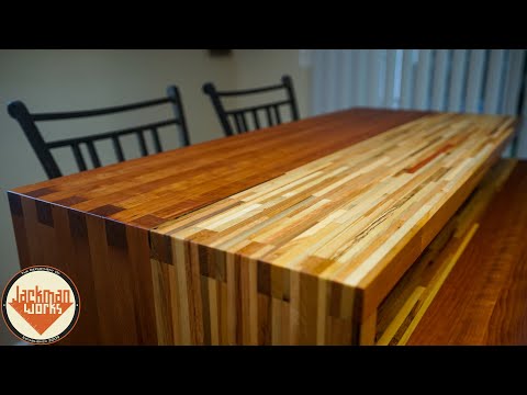 Butcher block work table top deals