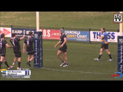 2014 NHRU Elimination Final Premier 3 Highlights - Maitland v Southern Beaches