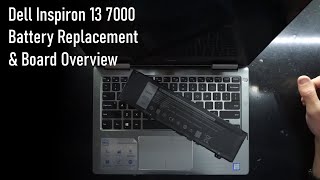 Dell Inspiron 13 7000 Battery replacement and laptop overview