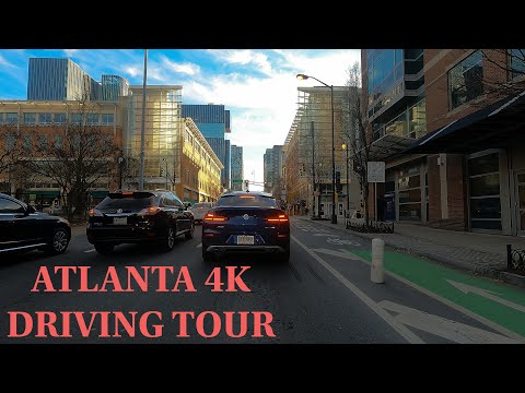 DRIVING MIDTOWN ATLANTA | 4K TOUR