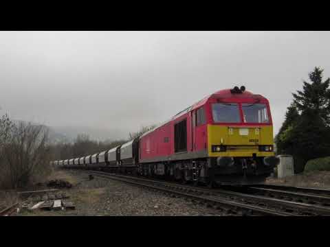 DB Cargo 60039 “Dove Holes” Arpley Sidings - Tunstead Sdgs @ Chinley North Jn 20/3/21