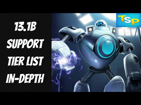 NEW 13.1B Support Tier List In-Depth -- League of Legends