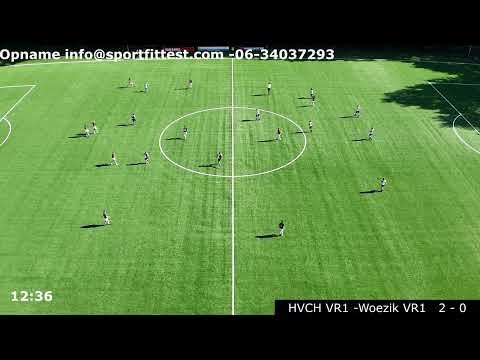HVCH VR1 - Woezik VR1 drone video opname voetbal wedstrijd 24-9-2023 www.sportfittest.com