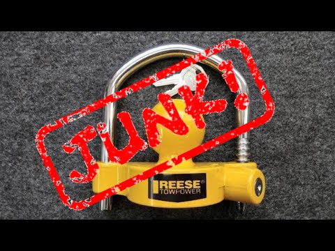 (1026) Review: Reese TowPower Hitch Lock (JUNK!)