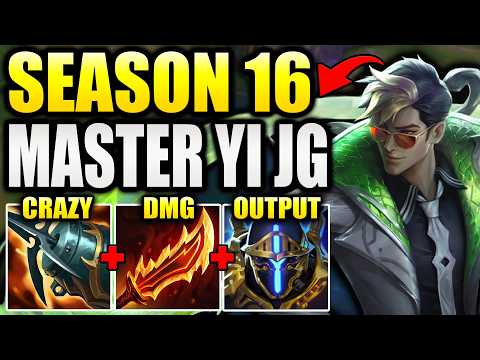HOW TO CLIMB WITH MASTER YI JUNGLE IN SEASON 16!