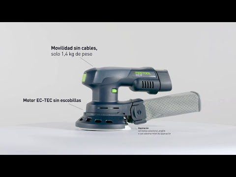 Miniatura del vídeo: Lijadoras a batería Festool ETSC 125