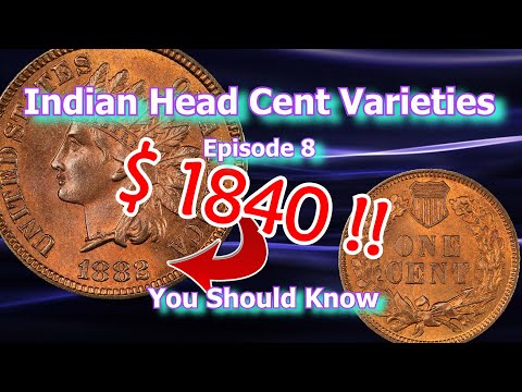 Indian Head Penny Varieties Ep. 8 - 1882, 1887