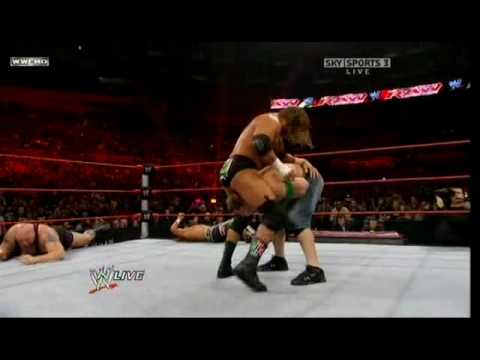 WWE Raw 11/16/09 John Cena&Taker vs DX vs Chris Jericho&Big Show 2/2