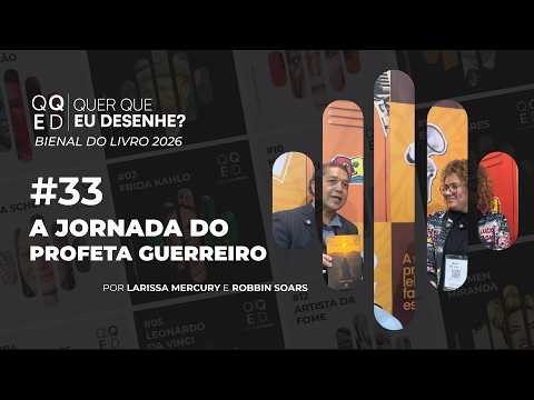 Robbin Soras e a jornada de Terra Santa | Entrevista na Bienal do Livro 2026 | Quer que eu desenhe?