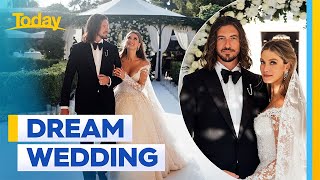 Inside Delta Goodrem's magical Malta wedding | Today Show Australia