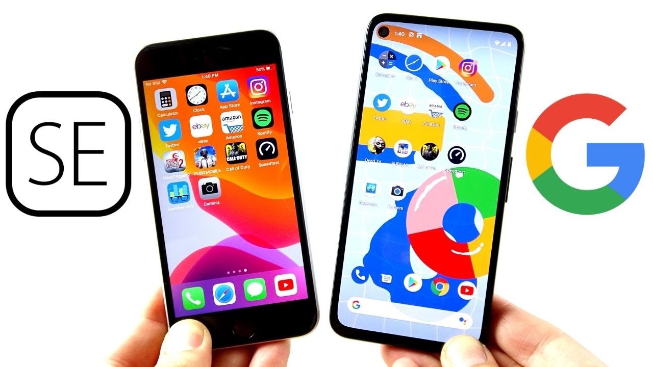 iPhone SE 2020 vs Google Pixel 4a Speed Test!