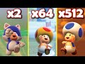 What If Toad Gets FASTER Every Level In Super Mario 3D World