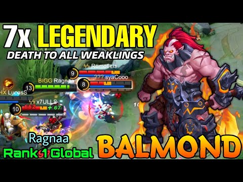 NonStop Legendary Balmond Perfect Plays! - Top 1 Global Balmond by Ragnaa - Mobile Legends