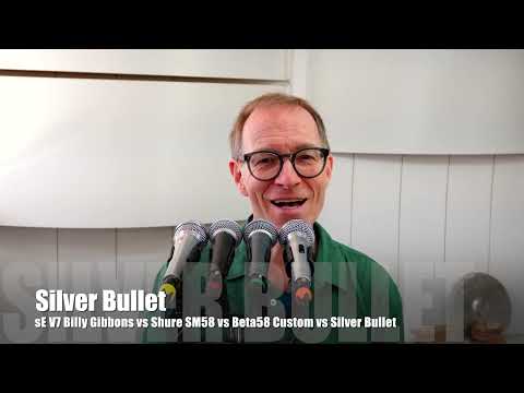 Dynamic Mic Shootout: sE V7 Billy Gibbons vs Shure SM58 vs Beta58 Custom vs Silver Bullet