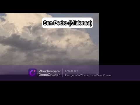Nube Cumulonimbus en San Pedro, Misiones📷☁️📍