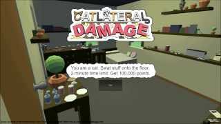 Drunkenly Playing Catlateral Damage - Poke and Swat