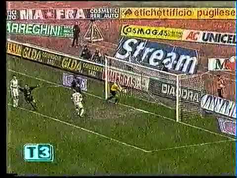 23^ giornata Bari-Torino 1-1 1999-2000 Osmanovsky,Ferrante