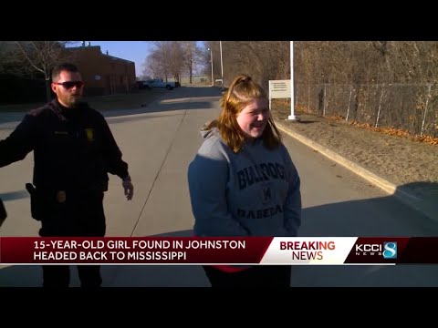 Mississippi teen found in Iowa during Amber Alert goes home