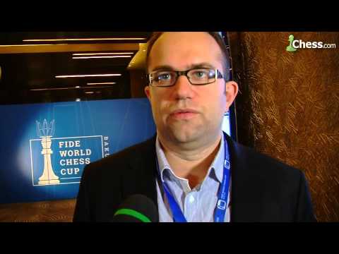 Pavel Eljanov started strongly at the Baku World Cup